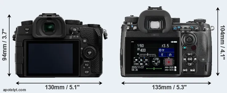 Comparison G90 or K-3 III rear