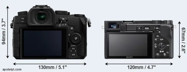 Comparison G90 or A6100 rear