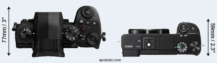 Compare G90 versus A6100 top