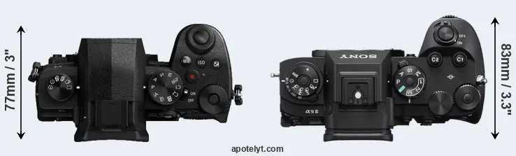 Compare G90 versus A9 III top