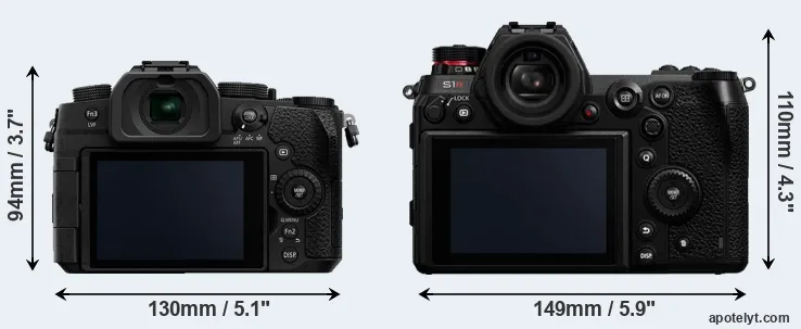 Comparison G95 or S1R rear