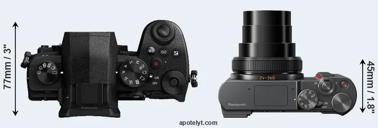 Compare G95 versus TZ200 top
