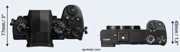Compare G95 versus A6000 top