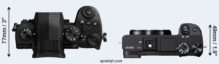 Compare G95 versus A6300 top