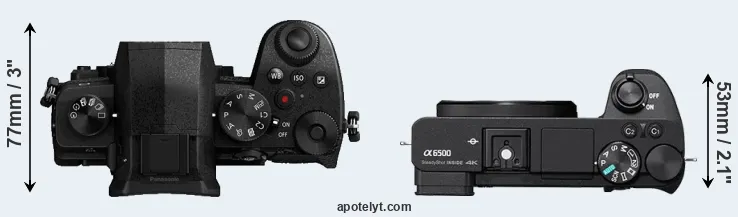 Compare G95 versus A6500 top