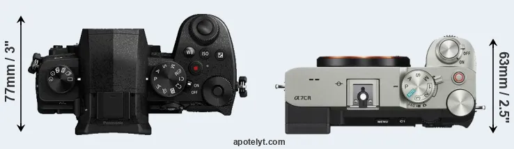 Compare G95 versus A7C R top