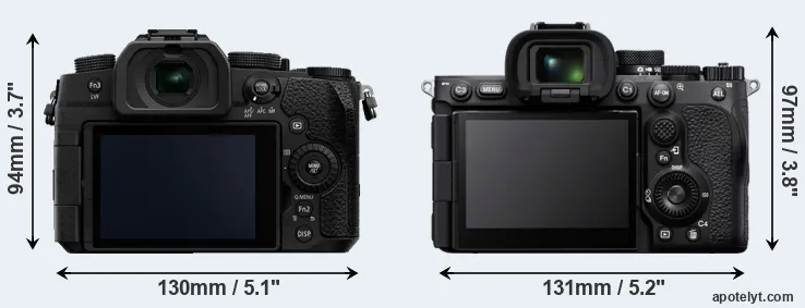 Comparison G95 or A7R V rear