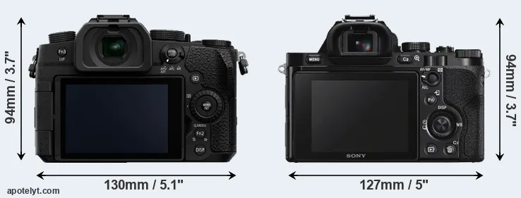 Comparison G95 or A7S rear
