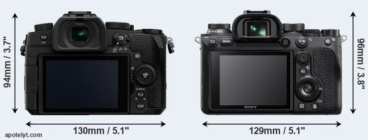 Comparison G95 or A9 II rear