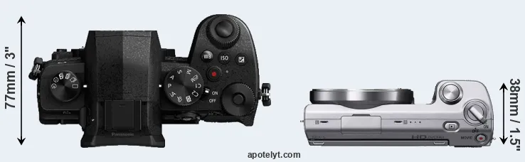 Compare G95 versus NEX-5 top