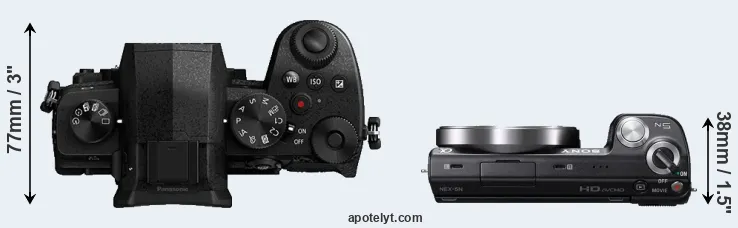 Compare G95 versus NEX-5N top