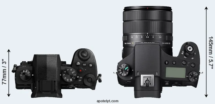 Compare G95 versus RX10 IV top