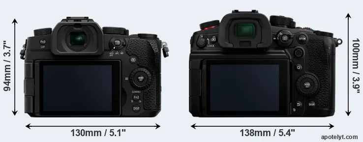 Comparison G97 or GH7 rear