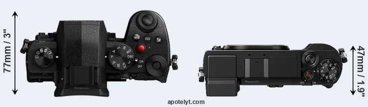 Compare G97 versus GX9 top