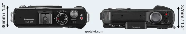 Compare GF1 versus TS7 top