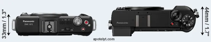 Compare GF2 versus GX80 top