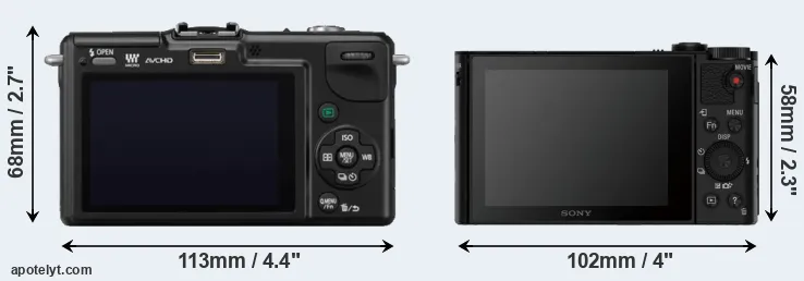Comparison GF2 or HX90V rear