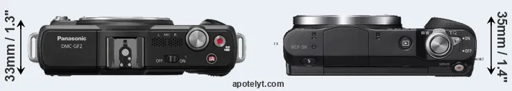Compare GF2 versus NEX-3N top