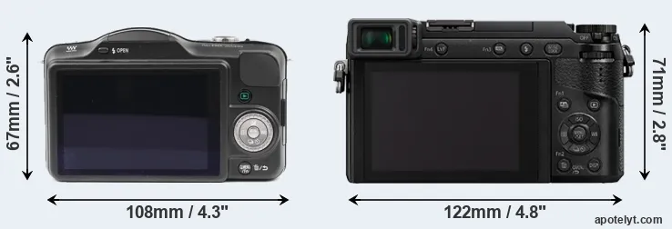 Comparison GF3 or GX80 rear