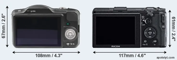 Comparison GF3 or GR rear