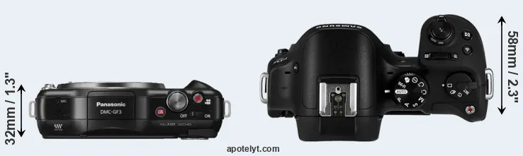 Compare GF3 versus NX30 top