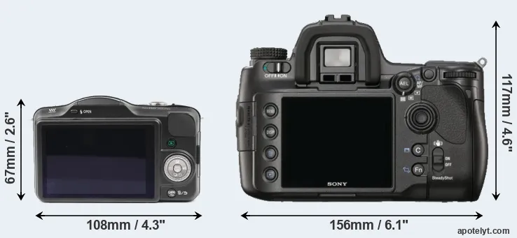 Comparison GF3 or A900 rear