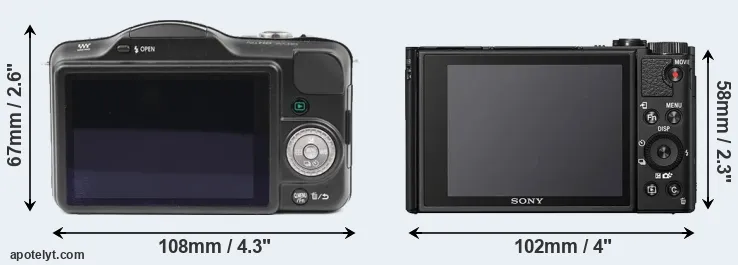 Comparison GF3 or HX99 rear