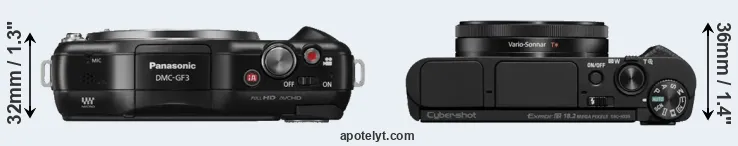 Compare GF3 versus HX99 top