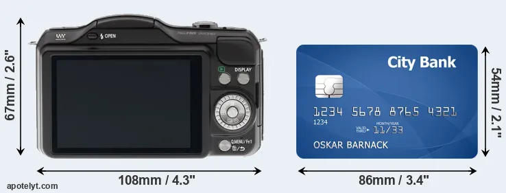 GF5 and credit card rear side