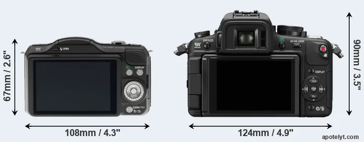 Comparison GF5 or GH1 rear