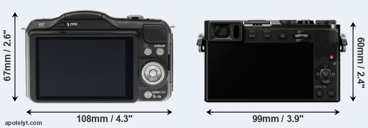 Comparison GF5 or GM5 rear