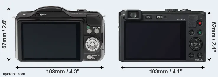 Comparison GF5 or LF1 rear