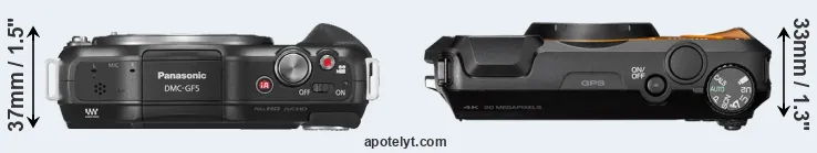 Compare GF5 versus WG-6 top