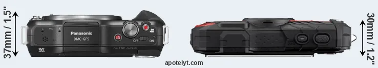 Compare GF5 versus WG-60 top