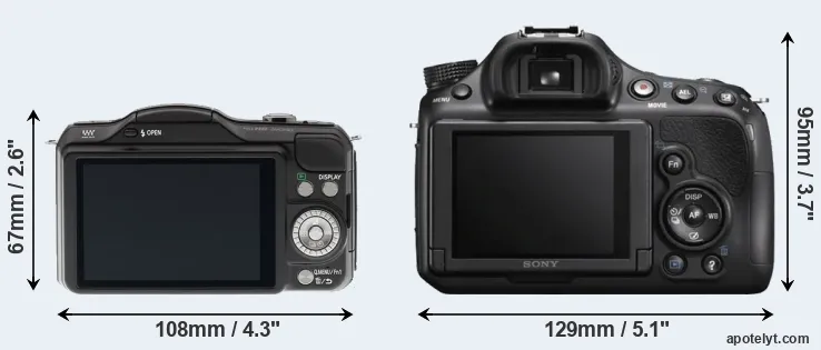 Comparison GF5 or A58 rear