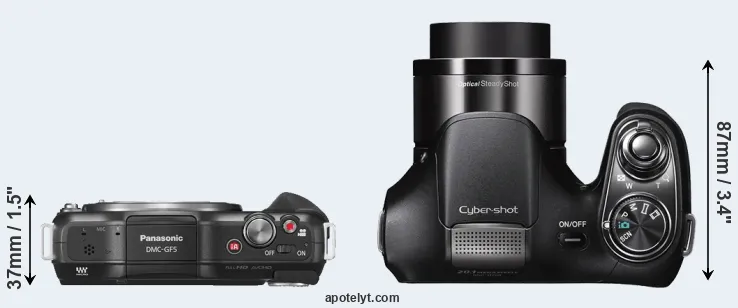 Compare GF5 versus H200 top