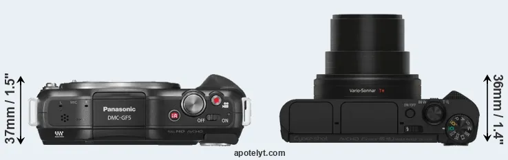 Compare GF5 versus HX80 top