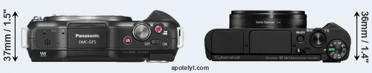 Compare GF5 versus HX95 top