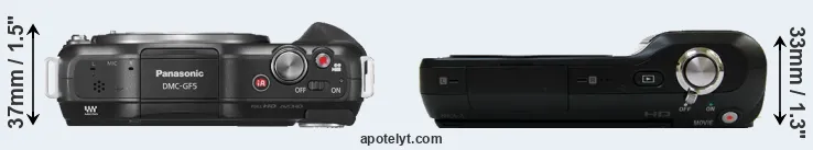 Compare GF5 versus NEX-3 top