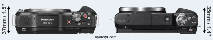 Compare GF5 versus NEX-3N top