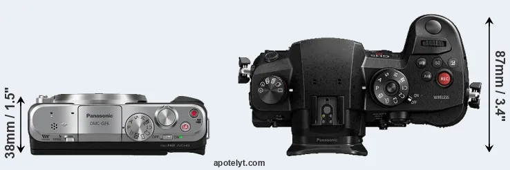 Compare GF6 versus GH5s top