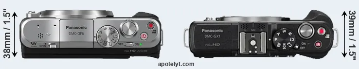 Compare GF6 versus GX1 top