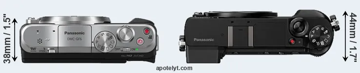 Compare GF6 versus GX80 top
