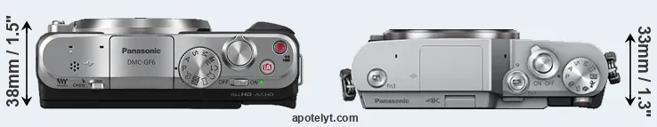 Compare GF6 versus GX800 top