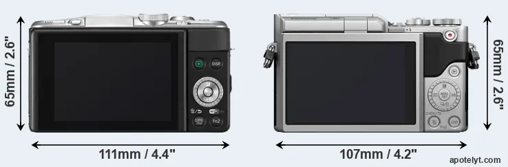 Comparison GF6 or GX850 rear