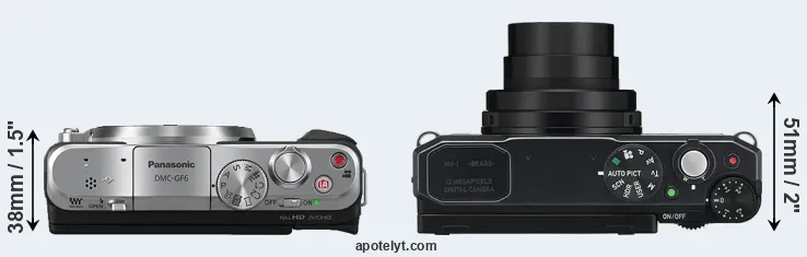 Compare GF6 versus MX-1 top