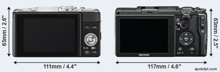 Comparison GF6 or GR II rear
