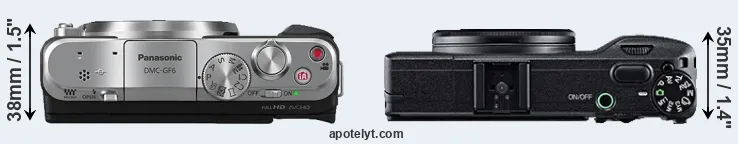 Compare GF6 versus GR top