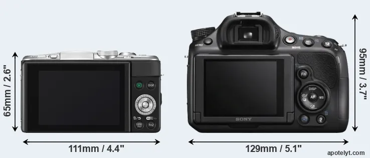 Comparison GF6 or A58 rear