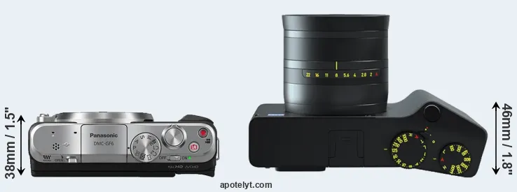 Compare GF6 versus ZX1 top